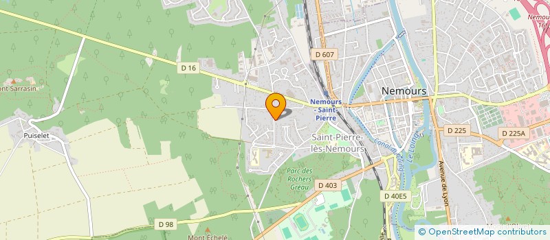 localisation de l'entreprise MONSIEUR GILLES BLINEAU  SAINT-PIERRE-LES-NEMOURS