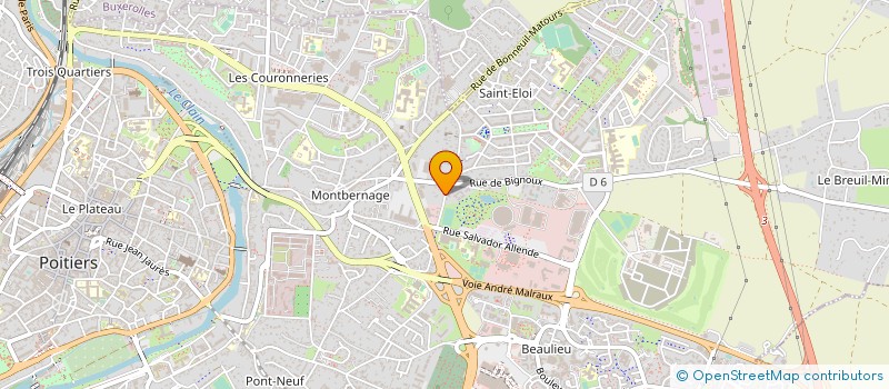 localisation de l'entreprise MONSIEUR GILLES BLUSSEAU à POITIERS