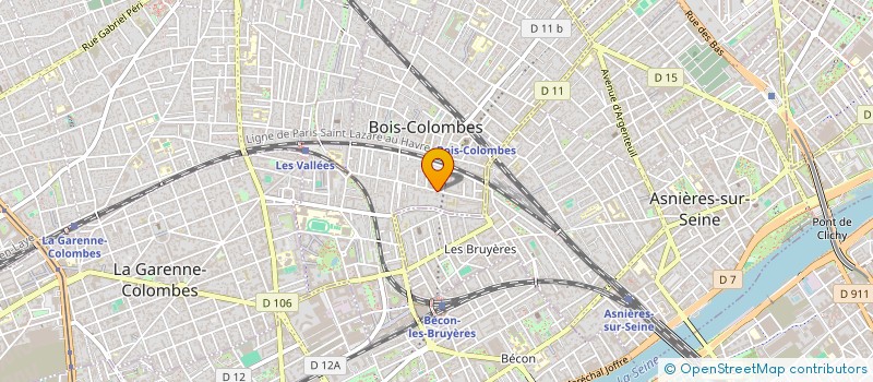 localisation de l'entreprise MONSIEUR GILLES BOCION à BOIS-COLOMBES