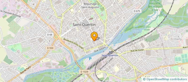 localisation de l'entreprise MONSIEUR GILLES BOEZ à SAINT-QUENTIN