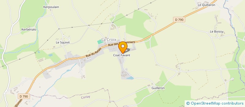 localisation de l'entreprise MONSIEUR GILLES BOGARD à LE HAUT-CORLAY