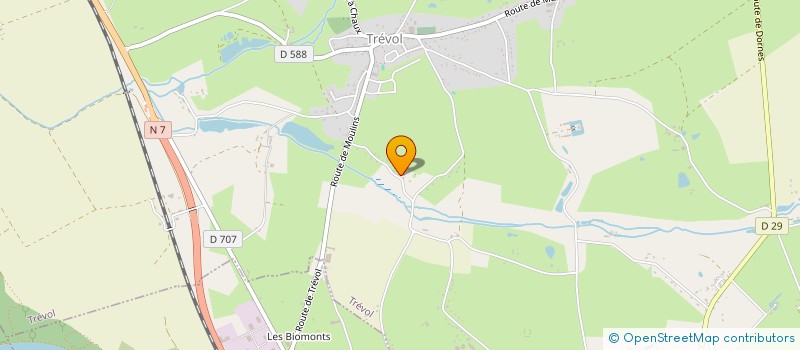 localisation de l'entreprise MONSIEUR GILLES BOIREAU  TREVOL
