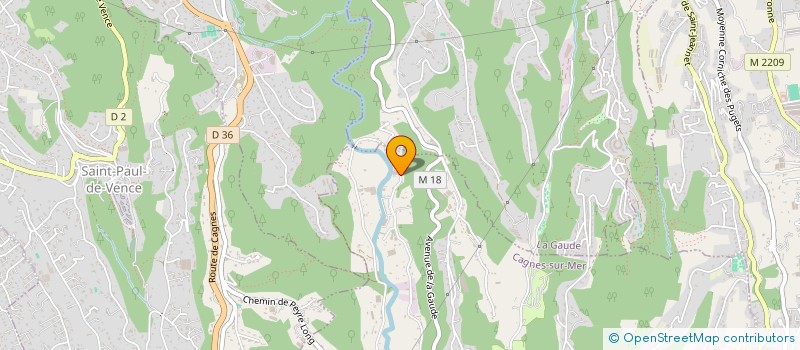 localisation de l'entreprise MONSIEUR GILLES BOIS  CAGNES-SUR-MER