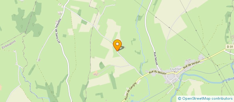 localisation de l'entreprise MONSIEUR GILLES BOIVENT  LUZOIR