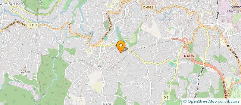 localisation de l'entreprise MONSIEUR GILLES BOMBRUN à GRASSE