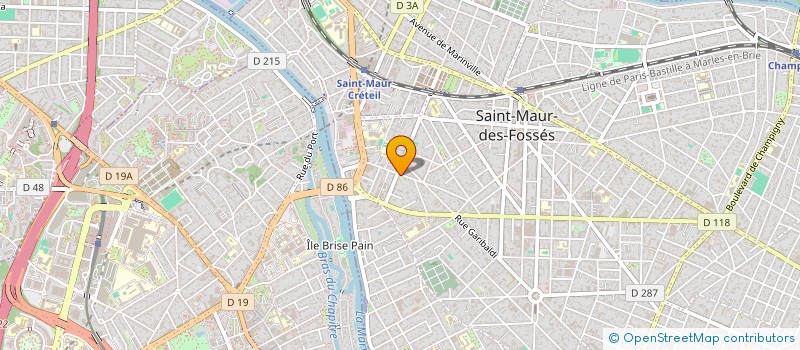 localisation de l'entreprise MONSIEUR GILLES BONHEME à SAINT-MAUR-DES-FOSSES