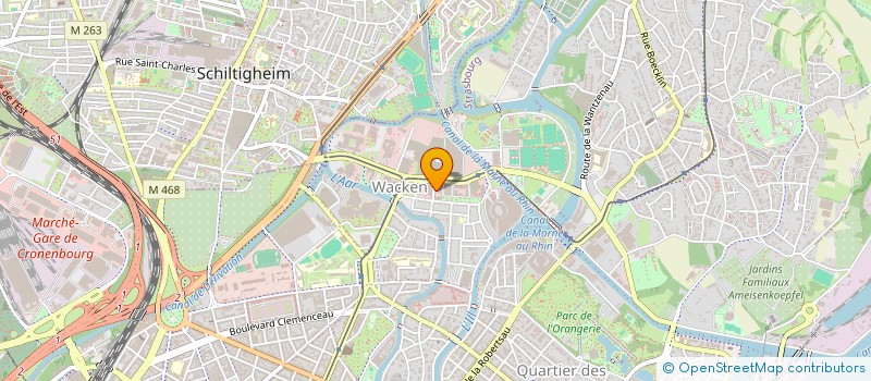 localisation de l'entreprise MONSIEUR GILLES BONIFACE à STRASBOURG