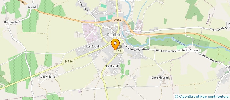 localisation de l'entreprise MONSIEUR GILLES BONNARD à JAVREZAC