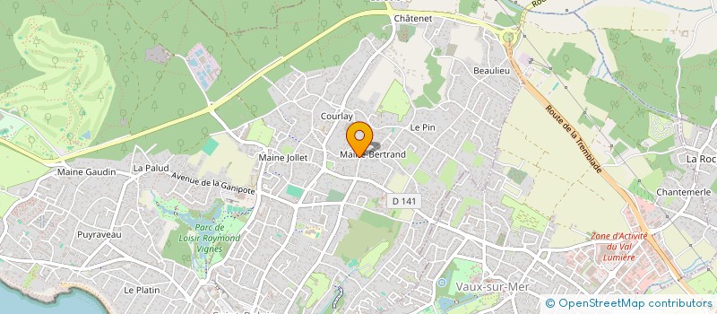 localisation de l'entreprise MONSIEUR GILLES BONNEAU  SAINT-PALAIS-SUR-MER