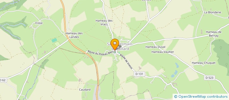 localisation de l'entreprise MONSIEUR GILLES BONNEMAINS  SAINT-GERMAIN-LE-GAILLARD