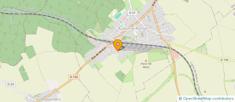 localisation de l'entreprise MONSIEUR GILLES BONNERAVE  AUDUN-LE-ROMAN