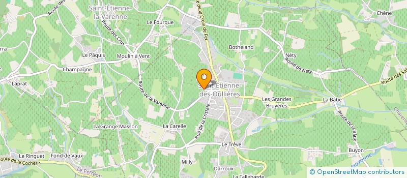 localisation de l'entreprise MONSIEUR GILLES BONNETAIN  SAINT-ETIENNE-DES-OULLIERES