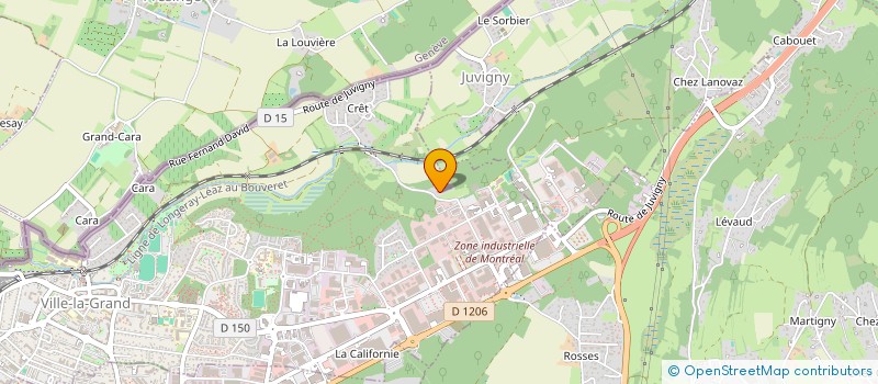 localisation de l'entreprise MONSIEUR GILLES BONVIN à VILLE-LA-GRAND