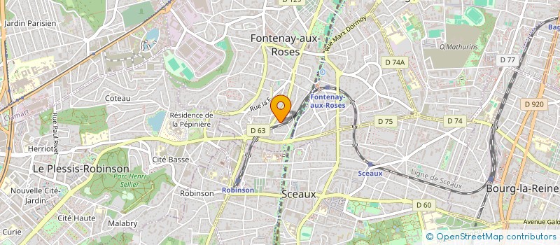 localisation de l'entreprise MONSIEUR GILLES BOQUERAT à FONTENAY-AUX-ROSES