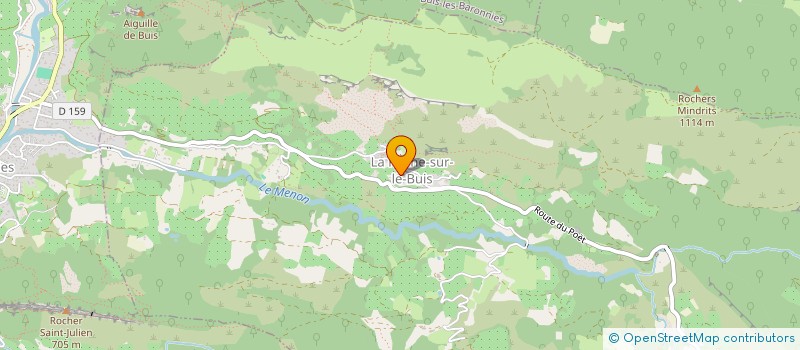 localisation de l'entreprise MONSIEUR GILLES BOREL  LA ROCHE-SUR-LE-BUIS