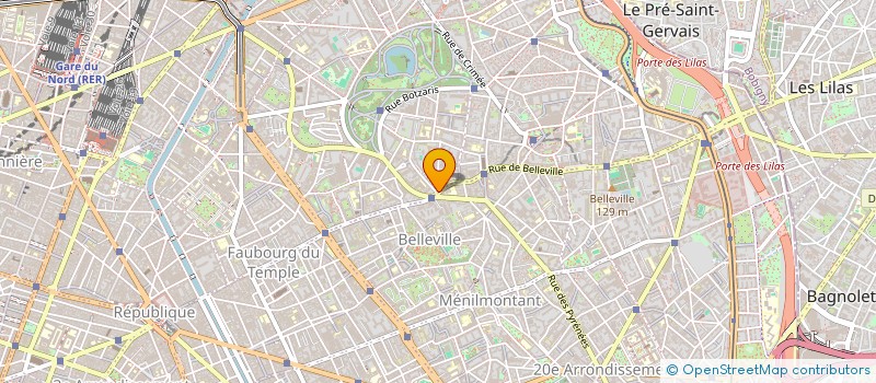 localisation de l'entreprise MONSIEUR GILLES BORET  PARIS