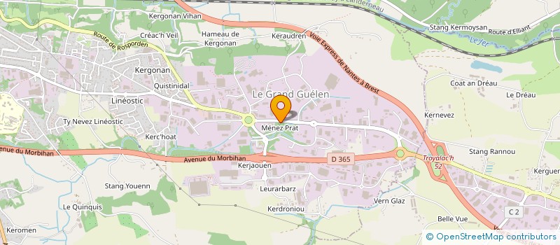 localisation de l'entreprise MONSIEUR GILLES BOSSER à QUIMPER