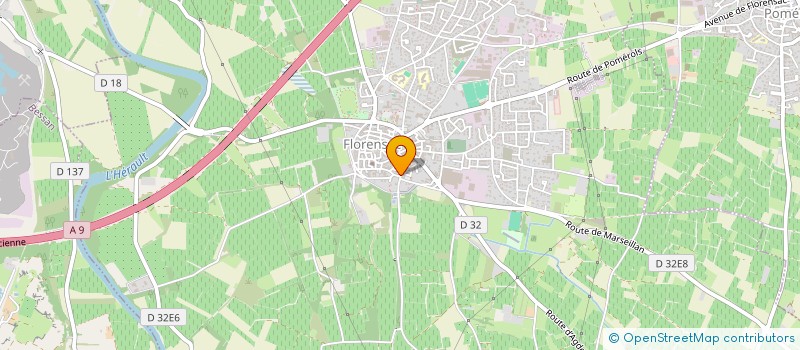 localisation de l'entreprise MONSIEUR GILLES BOUCHER  FLORENSAC