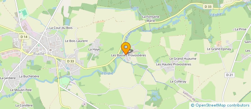 localisation de l'entreprise MONSIEUR GILLES BOUCHEREAU  VALLONS-DE-L'ERDRE