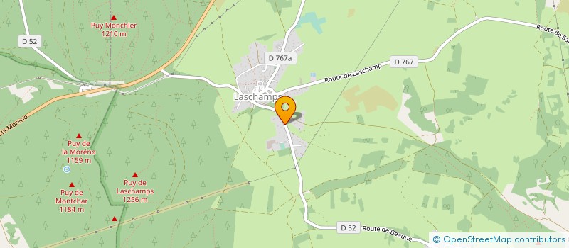 localisation de l'entreprise MONSIEUR GILLES BOUCHET  SAINT-GENES-CHAMPANELLE