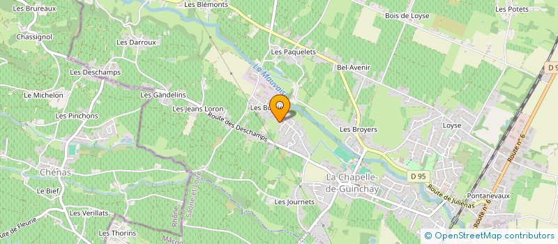 localisation de l'entreprise MONSIEUR GILLES BOUCHY à LA CHAPELLE-DE-GUINCHAY