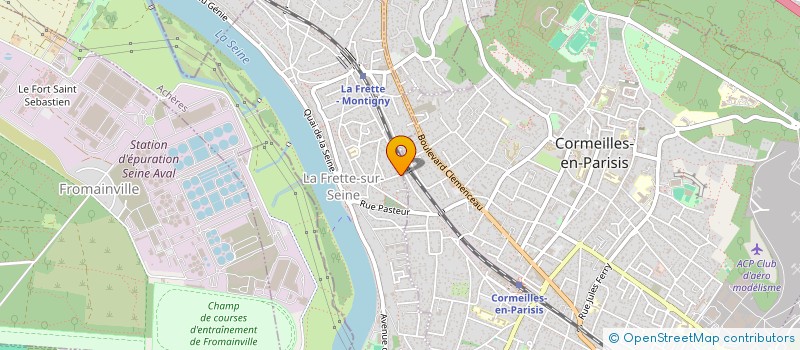 localisation de l'entreprise MONSIEUR GILLES BOUDRE  LA FRETTE-SUR-SEINE