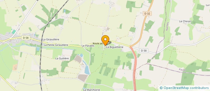localisation de l'entreprise MONSIEUR GILLES BOUFFENIE à BOIS-DE-CENE