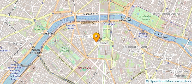 localisation de l'entreprise MONSIEUR GILLES BOUILHAGUET à PARIS