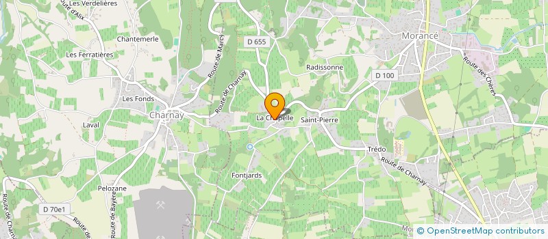 localisation de l'entreprise MONSIEUR GILLES BOUILLET  MORANCE