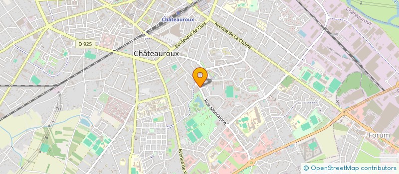 localisation de l'entreprise MONSIEUR GILLES BOURASSEAU à CHATEAUROUX