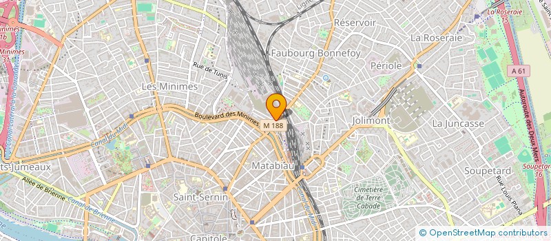localisation de l'entreprise MONSIEUR GILLES BOURDIN à TOULOUSE