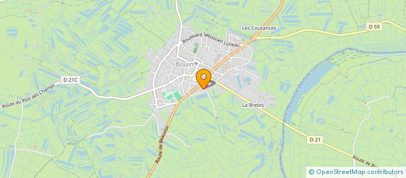 localisation de l'entreprise MONSIEUR GILLES BOURDON à BOUIN