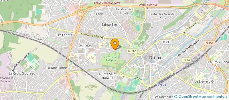 localisation de l'entreprise MONSIEUR GILLES BOURGEOIS à DREUX