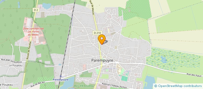 localisation de l'entreprise MONSIEUR GILLES BOURGUIGNON  PAREMPUYRE