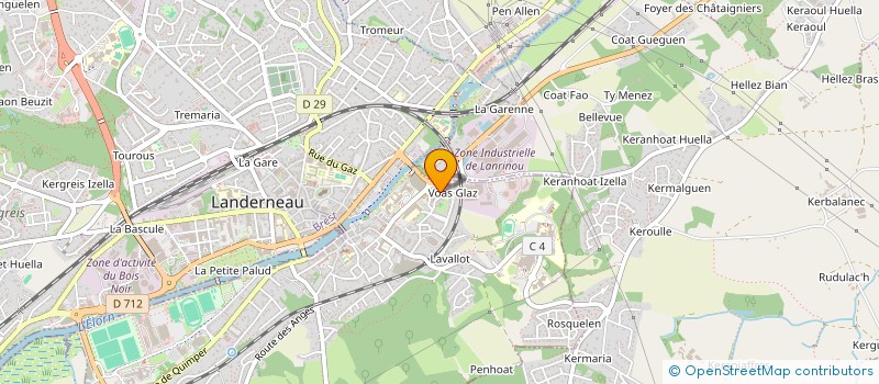 localisation de l'entreprise MONSIEUR GILLES BOURHIS à LANDERNEAU