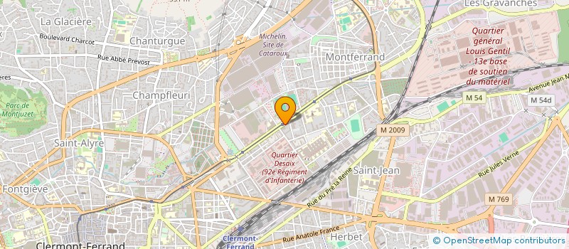 localisation de l'entreprise MONSIEUR GILLES BOURRET  CLERMONT-FERRAND