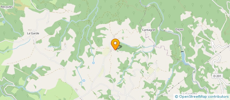 localisation de l'entreprise MONSIEUR GILLES BOUSCAL  SENERGUES