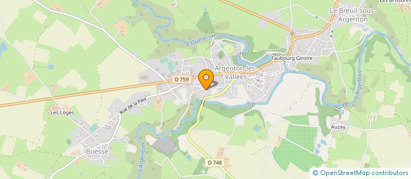 localisation de l'entreprise MONSIEUR GILLES BOUTET  ARGENTONNAY