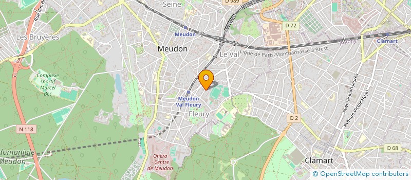 localisation de l'entreprise MONSIEUR GILLES BOUTTAZ à MEUDON