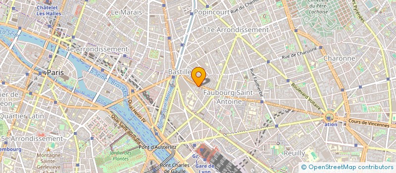 localisation de l'entreprise MONSIEUR GILLES BOUYER  PARIS 12