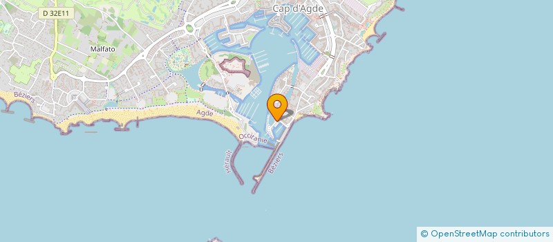 localisation de l'entreprise MONSIEUR GILLES BOUZOL  AGDE