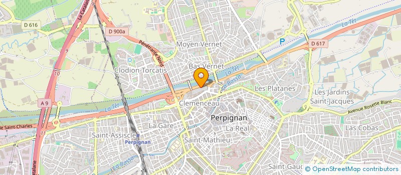 localisation de l'entreprise MONSIEUR GILLES BOVE  PERPIGNAN