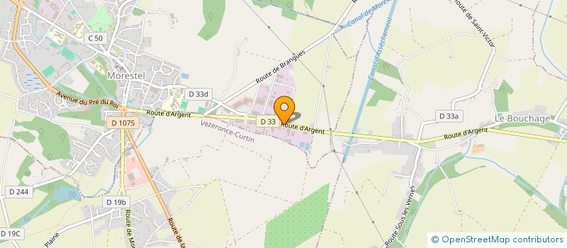 localisation de l'entreprise MONSIEUR GILLES BOYER  MORESTEL