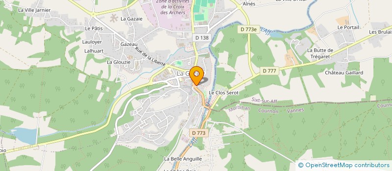 localisation de l'entreprise MONSIEUR GILLES BRASSEUR à LA GACILLY