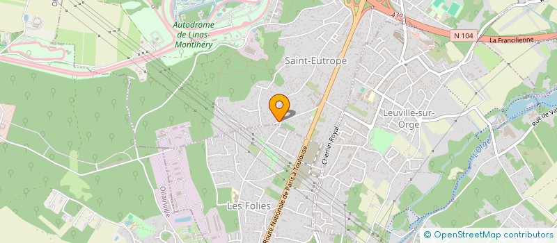 localisation de l'entreprise MONSIEUR GILLES BRASSEUR  LINAS