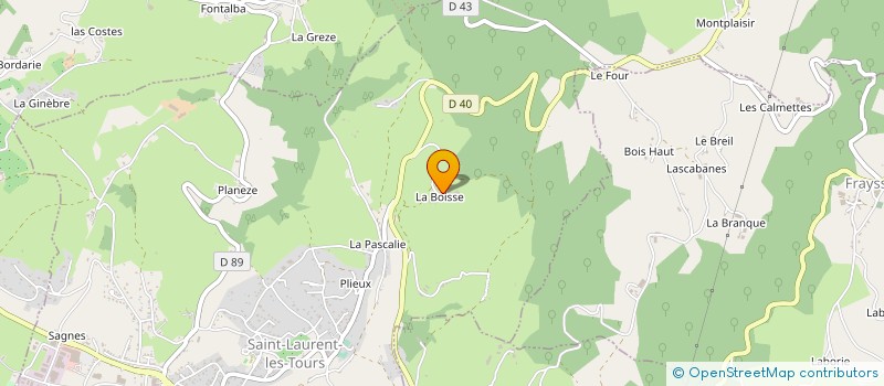 localisation de l'entreprise MONSIEUR GILLES BREIL  SAINT-LAURENT-LES-TOURS