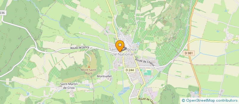 localisation de l'entreprise MONSIEUR GILLES BRELAUD  SAINT-CLEMENT-SUR-GUYE