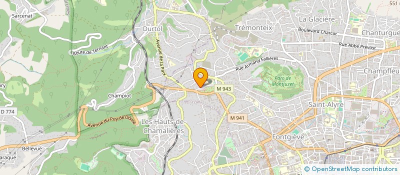 localisation de l'entreprise MONSIEUR GILLES BREN  CLERMONT-FERRAND