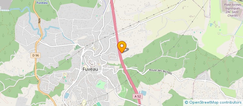 localisation de l'entreprise MONSIEUR GILLES BRENGUIER  FUVEAU