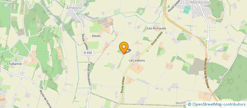 localisation de l'entreprise MONSIEUR GILLES BREYNAT  MONTOISON